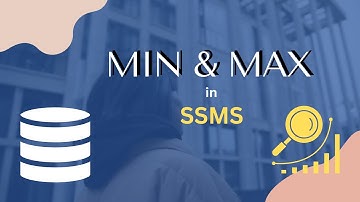 MIN and MAX functions in SQL