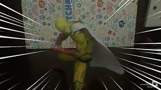 Serious punch test(stop motion)