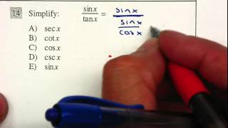 P29 Trig Unit 5 Simplify Trig Expressions