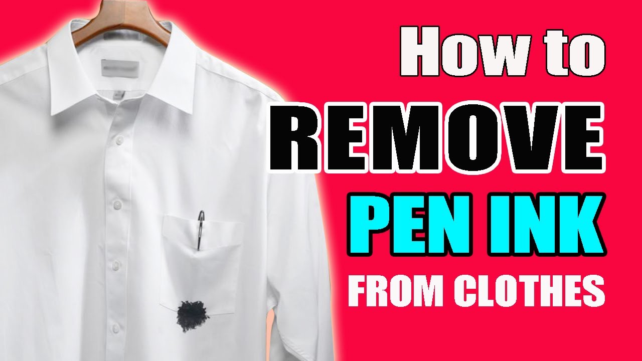 how to remove ink stain from clothes | Simple Way to Remove Ballpoint ...