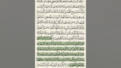 اليوم 42 : سورة البقرة 253- 256