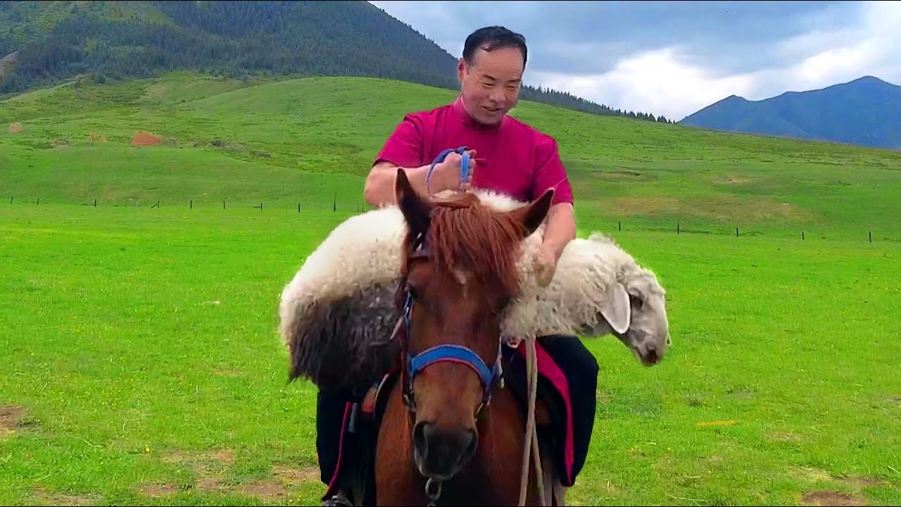 Целые ягнята только что пойманы с фермы! Давайте воспользуемся этим! | Дядя сельский гурман