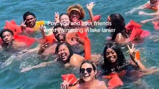 WHO’S Swimming in Lake Lanier?!