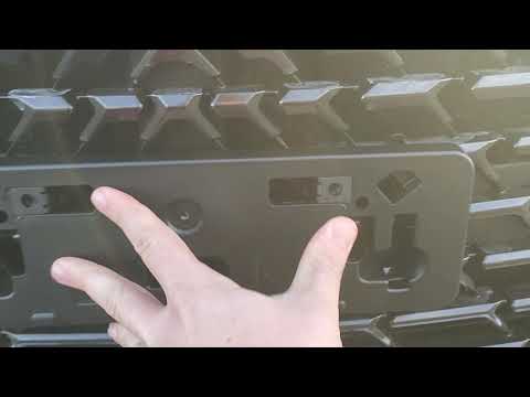How To Install Front License Plate Bracket: Lexus