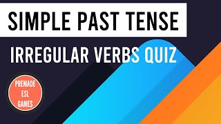 Simple Past Tense Irregular Verbs | Complete The Sentence | ESL Classroom Exercise | English Quiz screenshot 5