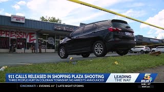 911 calls released in Colerain Township shopping plaza shooting that left 3 hurt