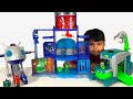 NEW PJ MASKS MISSION CONTROL HQ PLAYSET Toys Unboxing And Playing With Super Moon Owlette Catboy