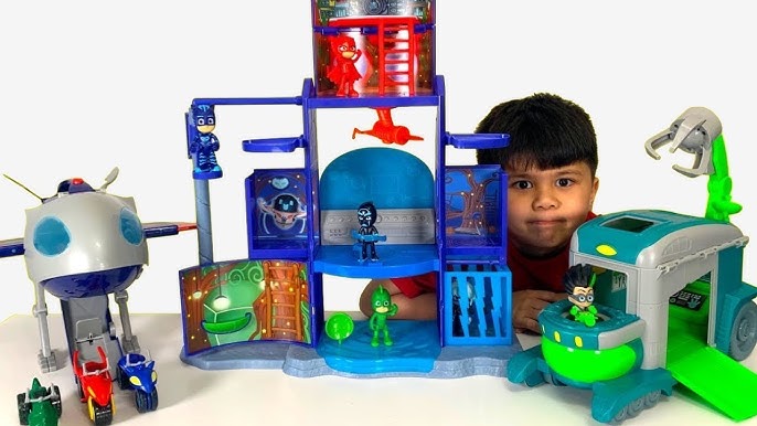 PJ Masks Mission Control HQ Playset Review - Twin Mummy and Daddy