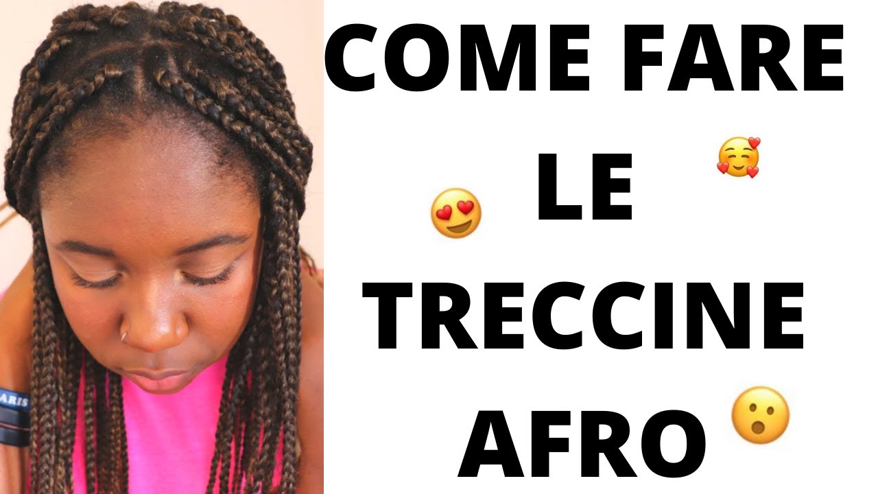 Come fare le treccine afro | vavoux - YouTube