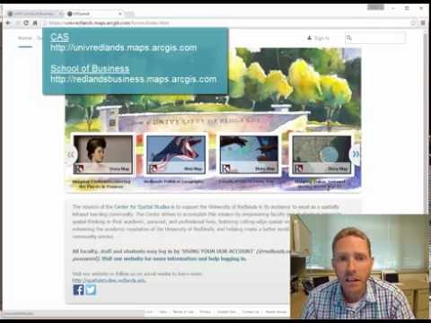 How to Login to UofR ArcGIS Online