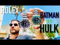 Rolex Batman vs Hulk! - Is The GMT & Submariner An Even Match??