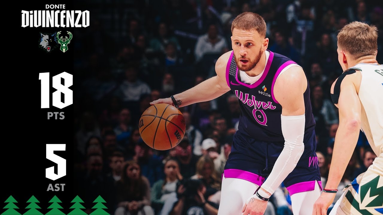 Donte DiVincenzo 18 POINTS Vs. Milwaukee Bucks | 12.21.25
