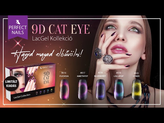 9D Cat Eye mágnesezhető LacGel Kollekció| Perfect Nails - YouTube