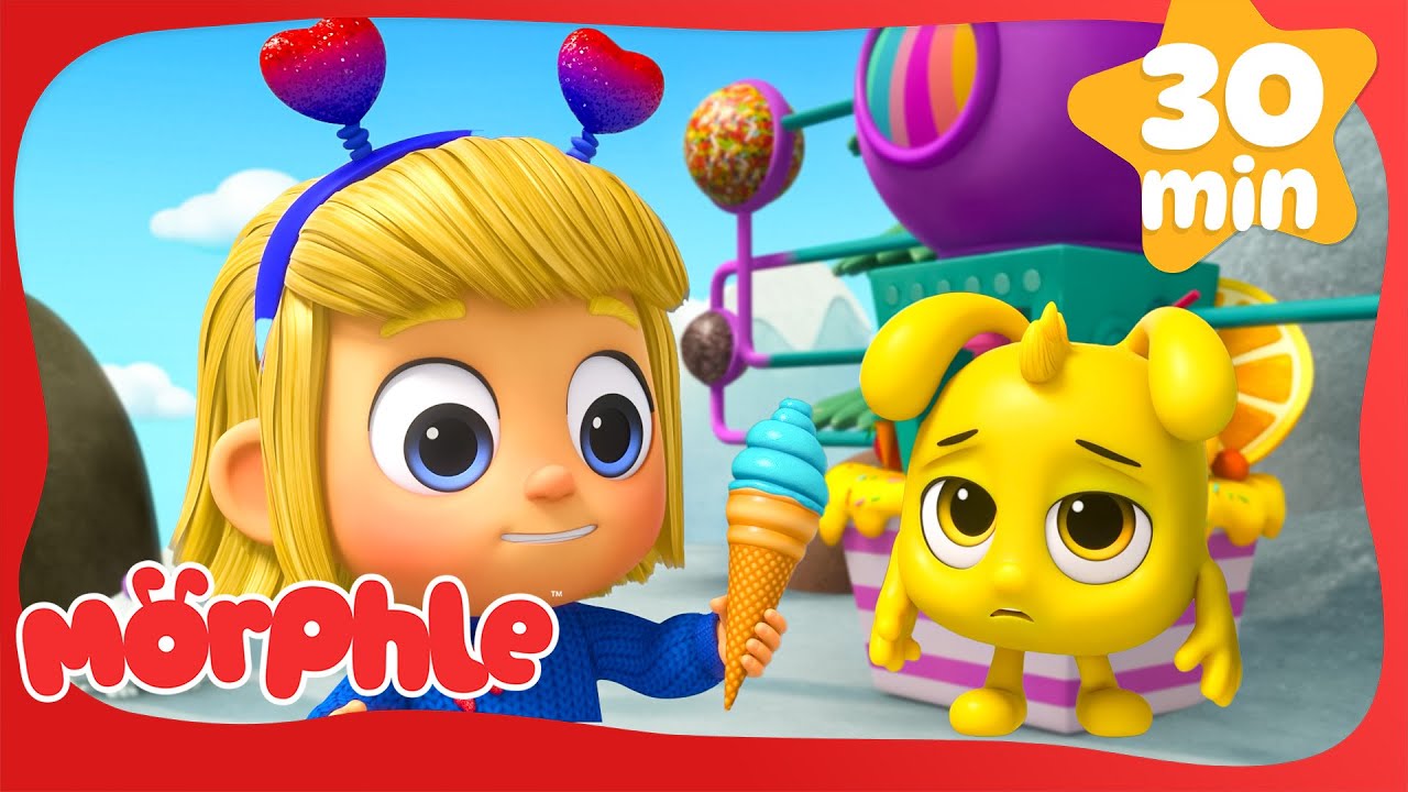 🍧Morphle Family Ice Cream Chaos | Morphle | Superhero Cartoon for Kids | Moonbug Kids