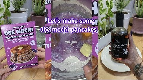 Ube Mochi Pancakes from Trader Joe