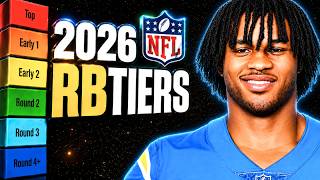 NEW Top 40 RB Rankings & Tiers for 2026 Fantasy Football