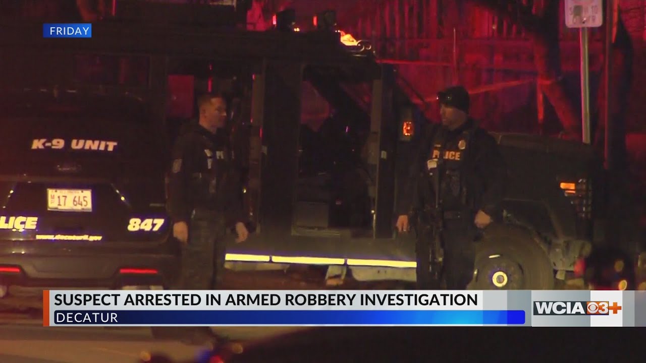 One person in custody in connection to Decatur armed robbery - YouTube