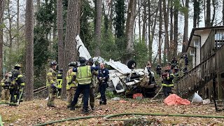 2 injured after plane crashes in DeKalb County neighborhood
