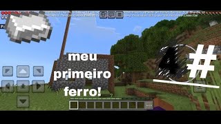 Meu primeiro ferro nessa serie( finalmenteee) 【 #4 MINECRAFT ATÉ ZERAR  】