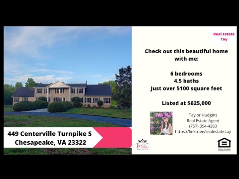 449 Centerville Turnpike S, Chesapeake, VA home video tour