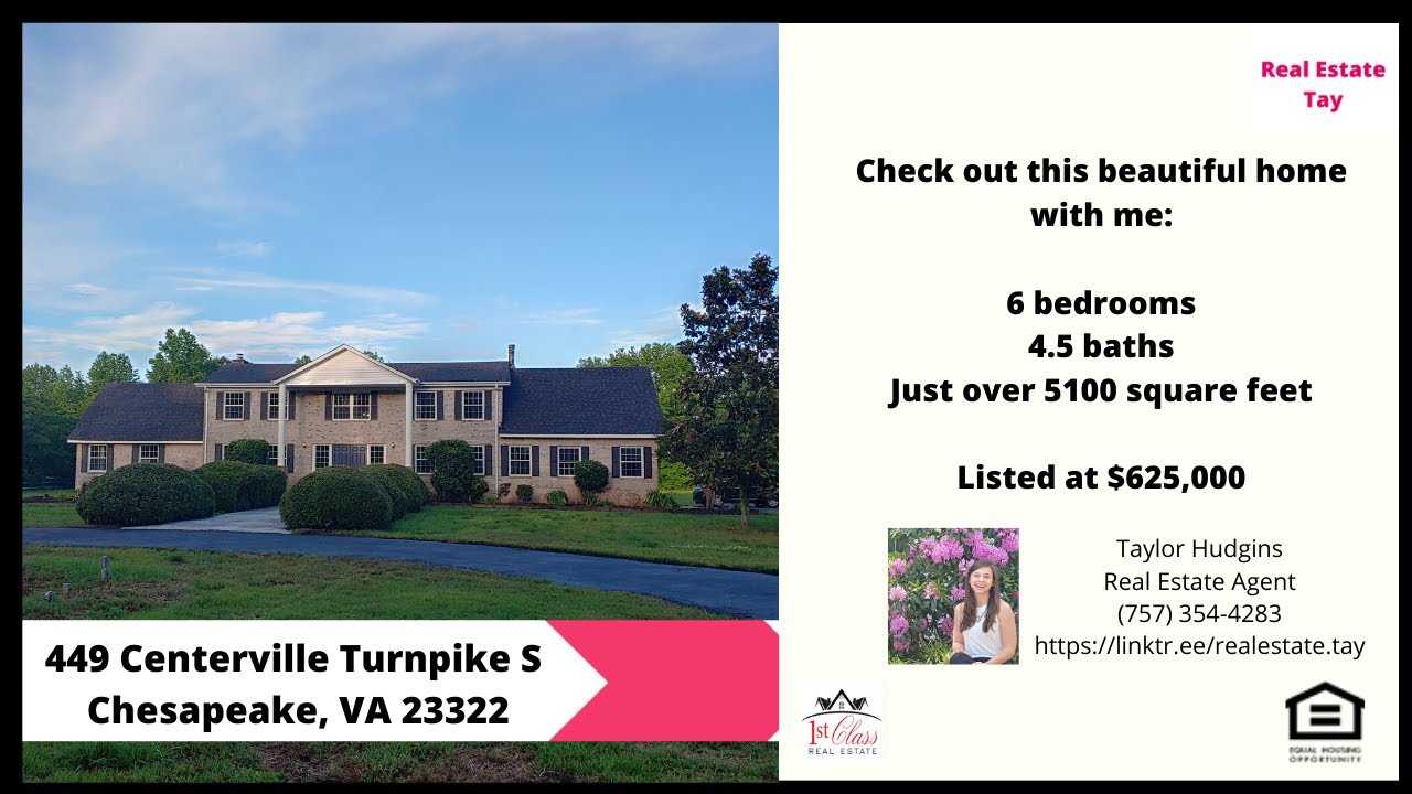 Home of the Day 449 Centerville Turnpike S, Chesapeake, VA YouTube