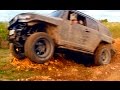 FJ Cruiser, vs, Wrangler, Rubicon, vs, Nissan, Navara, Искусственное препятствие, на бездорожье!