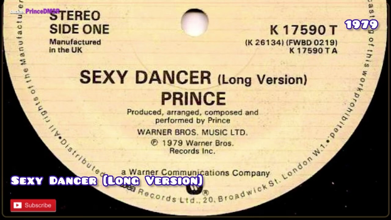Prince Single. Sexy Dancer [Long Version] (1979) ‪@duane