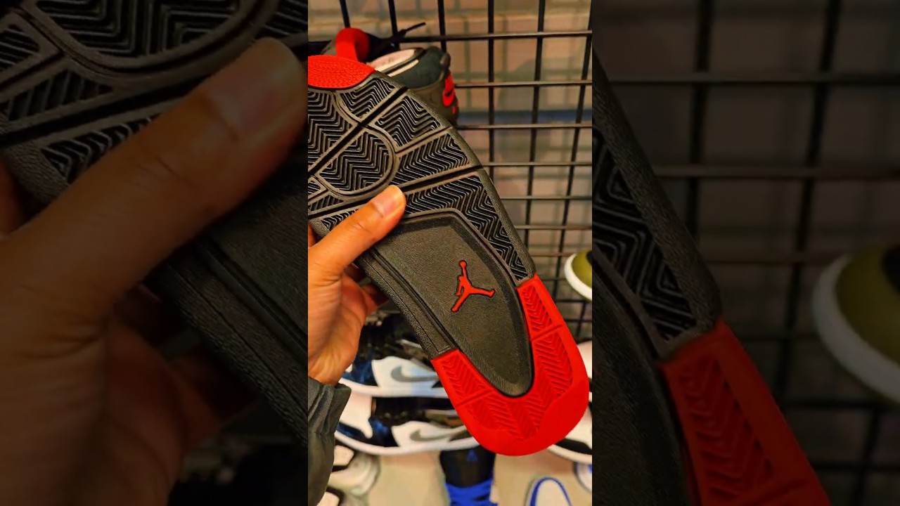 AIR JORDAN 4 RM 'BRED' QUICK LOOK!!