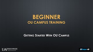 Beginner OU Training - Getting Started screenshot 2