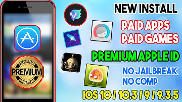 New How To Install Paid Apps / Games Free (PREMIUM ID) (NO JAILBREAK) iOS 10/10.3/9 iPhone/iPod/iPad