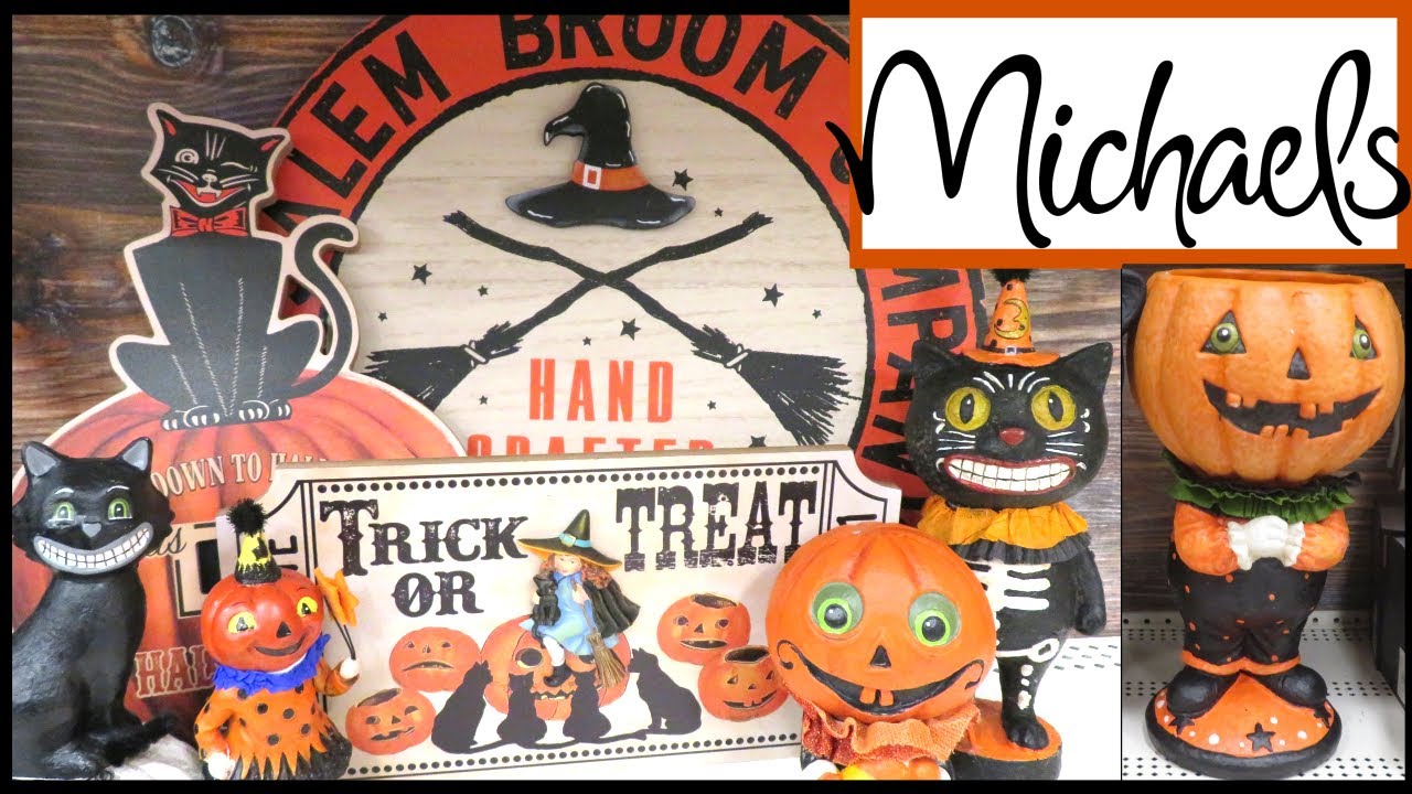 michaels halloween decorations 2020 Michaels Vintage Halloween Decor 2019 Youtube michaels halloween decorations 2020