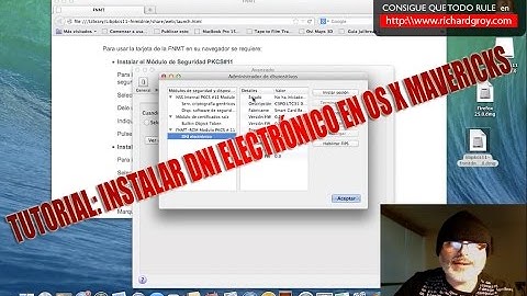 Instalar DNI Electrónico en Mac OS X Mavericks