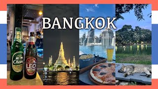 [방콕브이로그🇹🇭] 3박5일 방콕여행 - 행복은 멀리 있는게 아니다,, 5시간 반 정도 걸리는 곳에 있다😌 에어프레미아항공,신돈미드타운호텔,룸피니공원,카오산로드, 루프탑바