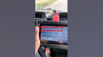 Mahindra veero DPF regeneration and DPF reset done.