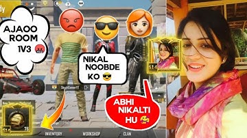 Random 3 players call me Noob / challenge for 1vs3 TDM room ( Part -4 )