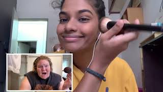 I follow Trailer Trash Tammy makeup tutorial