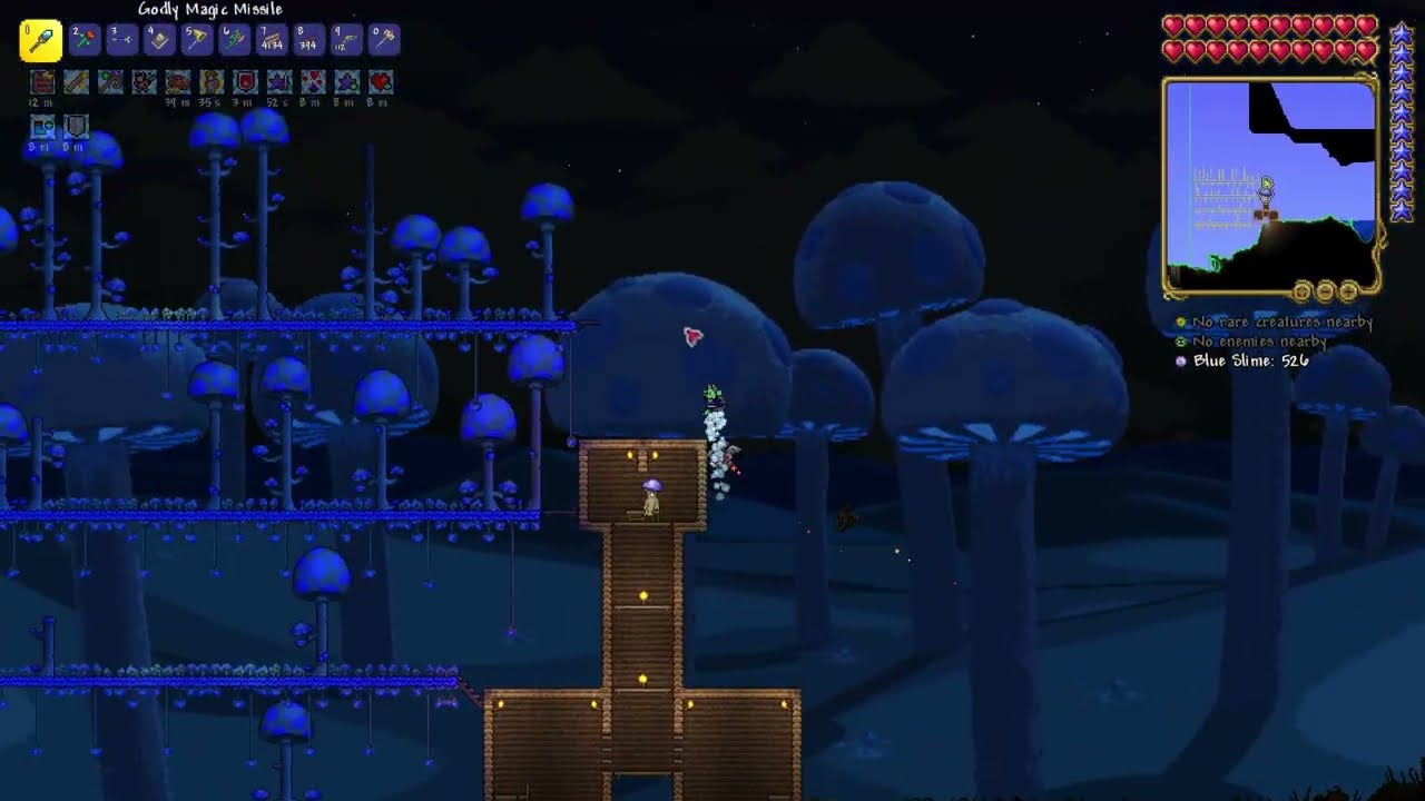 Когда и где появляется NPC Трюфель в Terraria 1.4.4