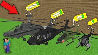 WHAT ARMORED HELICOPTER TO BUY? For $ 1 for $ 100 for $ 1000 for $ 100000 ! 100% TROLLING TRAP !