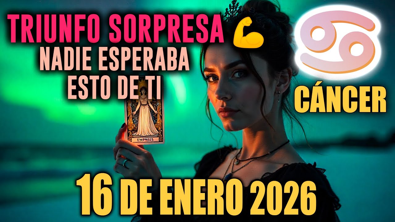 Cáncer♋   TRIUNFO SORPRESA 💪 NADIE ESPERABA ESTO DE TI horóscopo de hoy