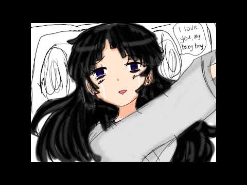 Inuyasha- Izayoi's death comic dub redrawn
