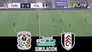 SIMULACIÓN Coventry City vs Fulham Premier League 2026 eFootball PES 2021