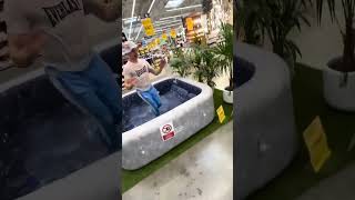 Testing The Pool In Castorama  castorama pool tests humor reels swimming camerapolska