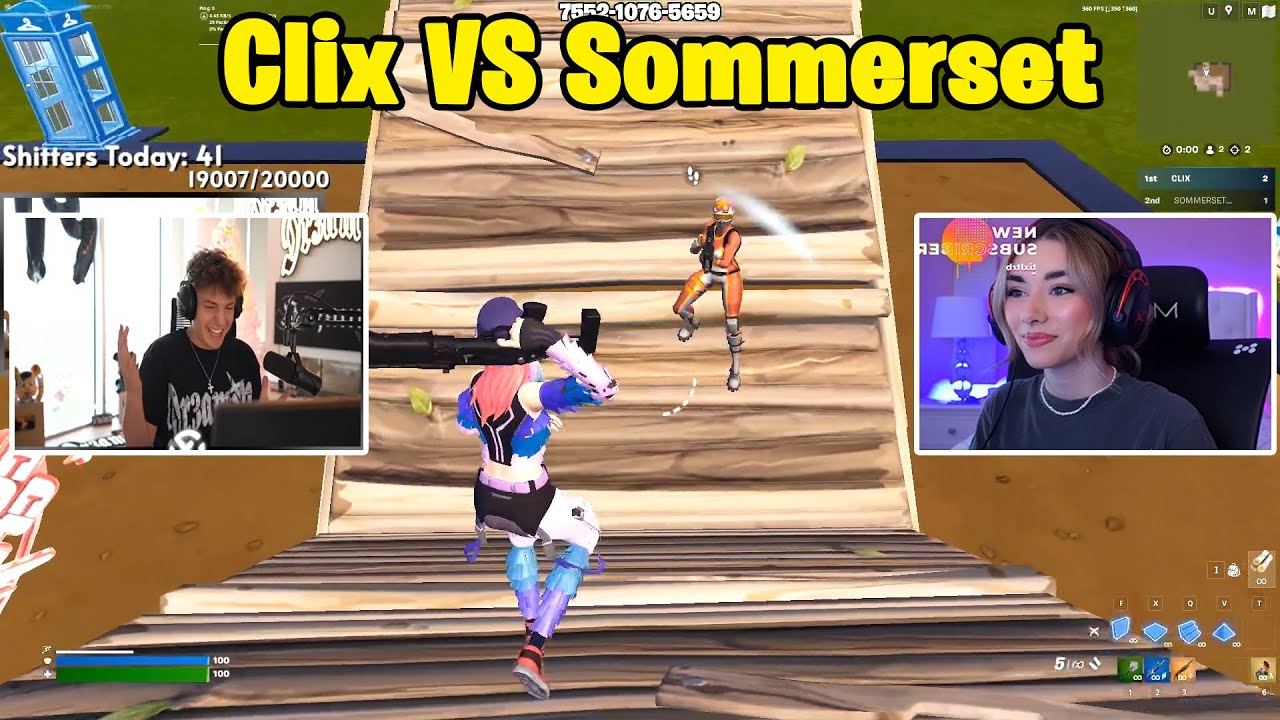 Clix VS Sommerset 1v1 Buildfights After 1 Year! - YouTube