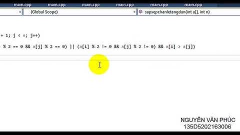Bài 262 Sắp xếp chẵn, lẻ tăng dần nhưng vị trí tương đối giữa các số không thay đổi