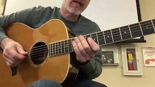 Jim Croce: Operator - lead guitar lesson part 1