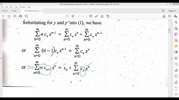 Power Series Solution Ex#10.9