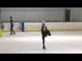 Figure skating Candle spin 7 year old