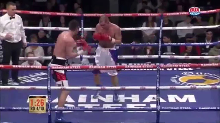 Tommy Langford v Wayne Reed - round 5 TKO