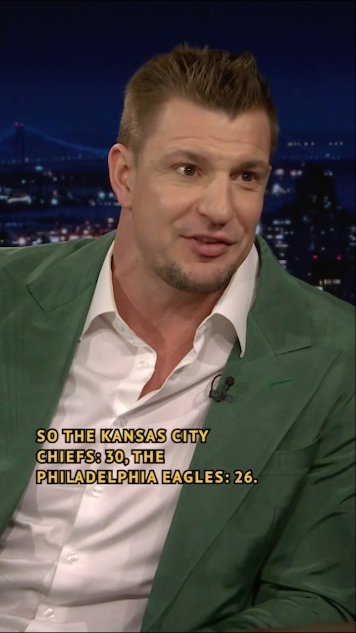 Third times a charm? #RobGronkowski makes his #SuperBowl LIX prediction ? #FallonTonight