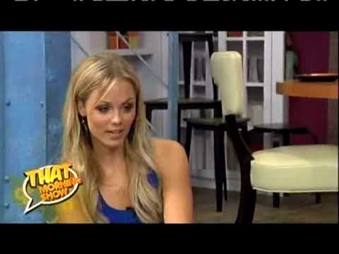 LAURA VANDERVOORT Interviewed on "That Morning Show" about ABC's hit TV show "V"